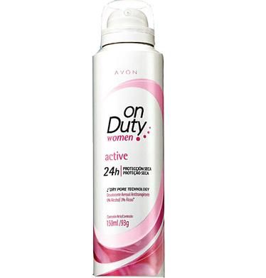 Avon On Duty Women Active Desodorante Aerosol