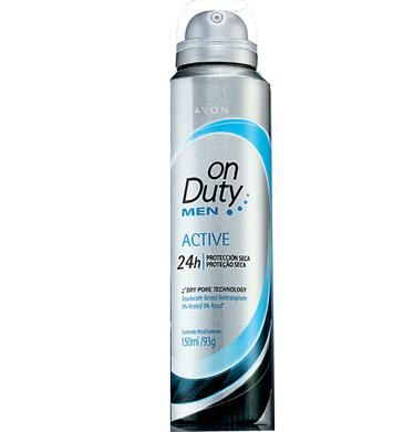 Avon On Duty Men Active Desodorante Aerosol