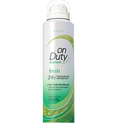 Avon On Duty Women Fresh Desodorante Aerosol